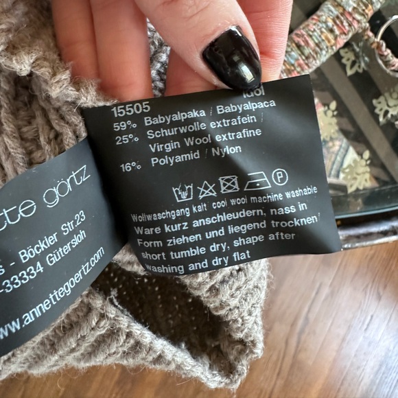 Annette Gortz sweater tunic sz large - Picture 7 of 7